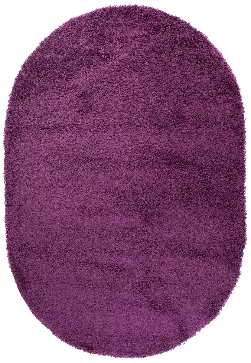 Килим з високим ворсом Loca 6365A овал 200x300 см Purple