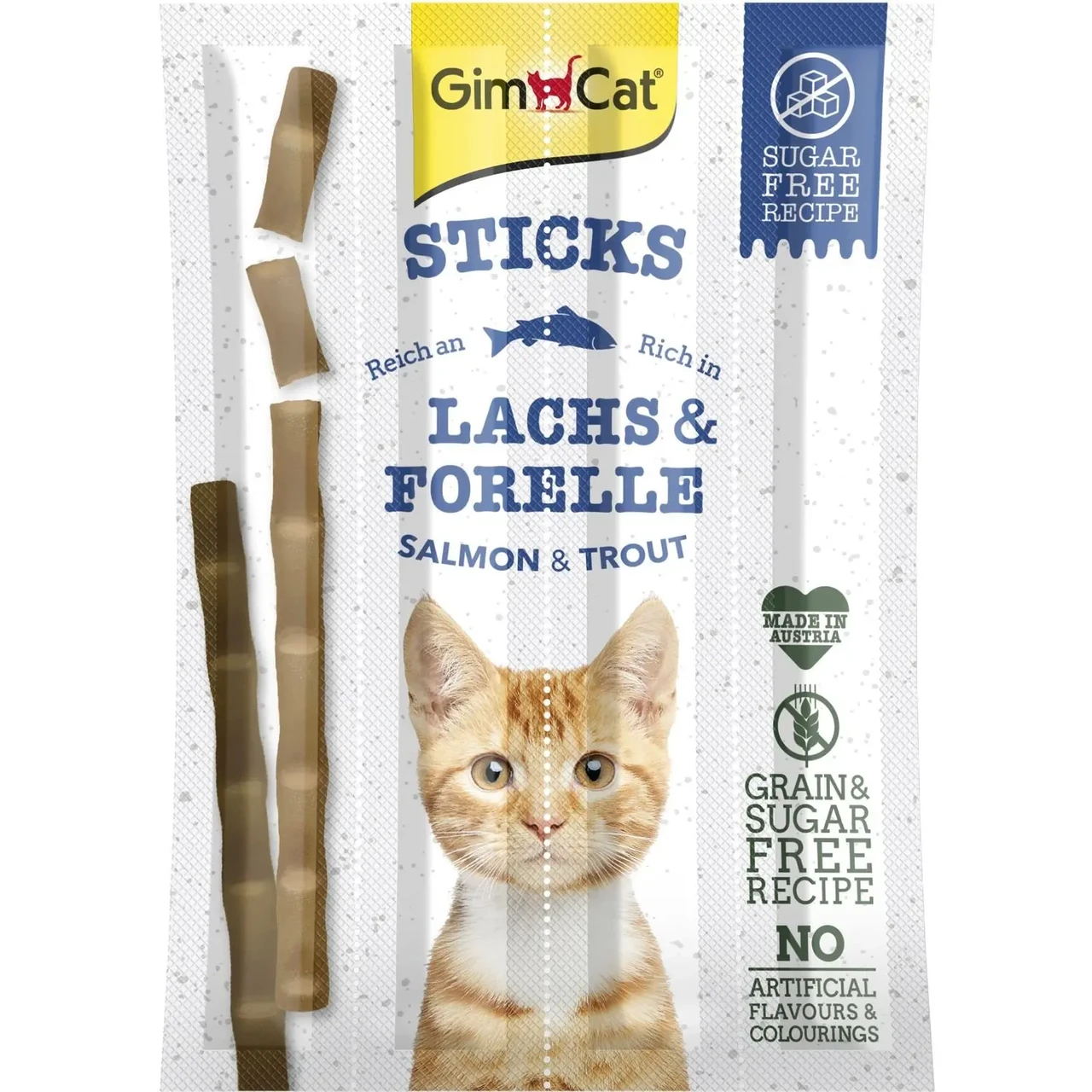 Ласощі для котів GimCat Sticks Lanchs & Forelle лосось та форель 4 шт. (22393985)