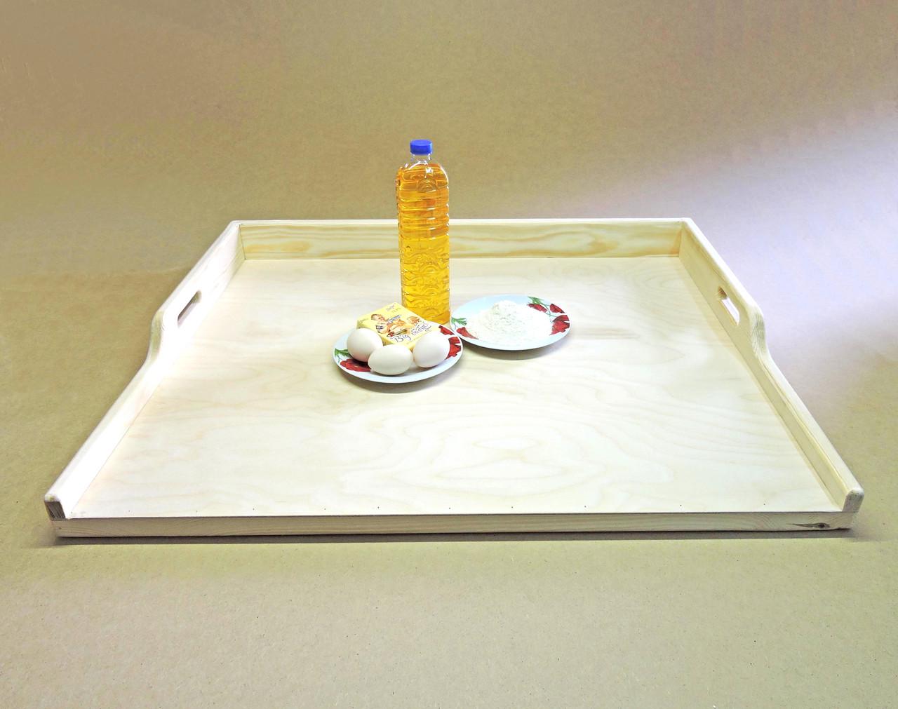 Дошка для тіста з дерева Грація велика 70х83 см (ДСТ-70830400) - фото 2 Дошка для тіста з дерева Грація велика 70х83 см (ДСТ-70830400) - фото 2