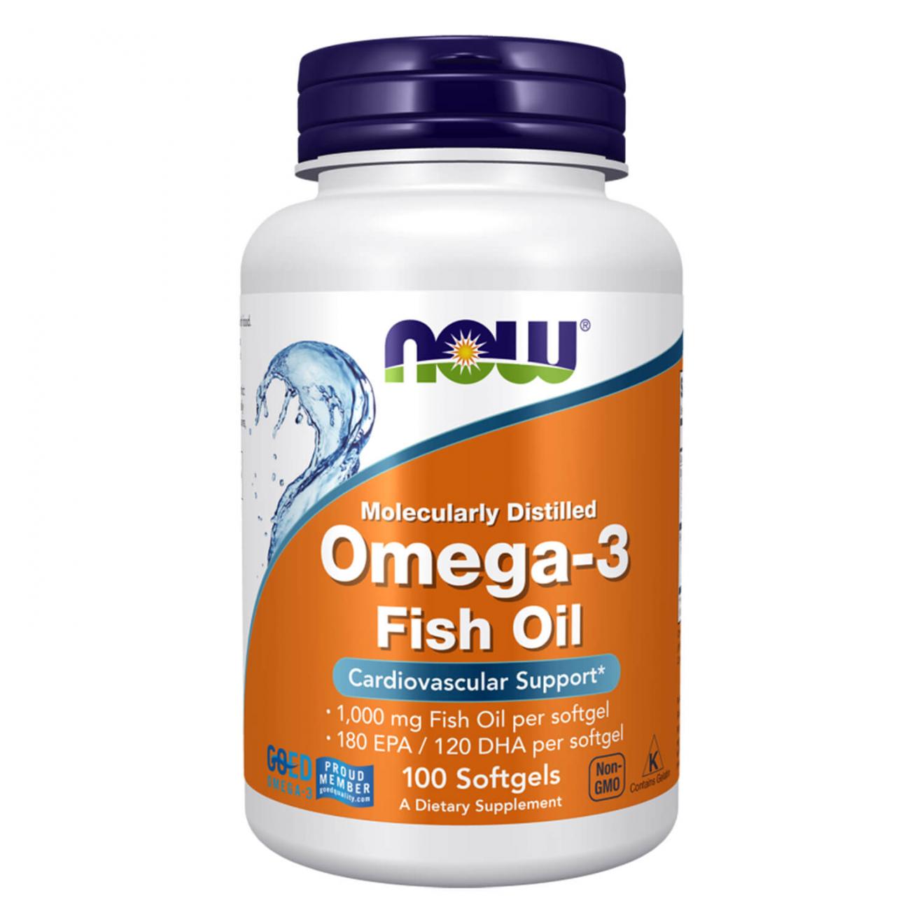 Омега 3 Now Foods Omega-3 1000 мг 100 капс.