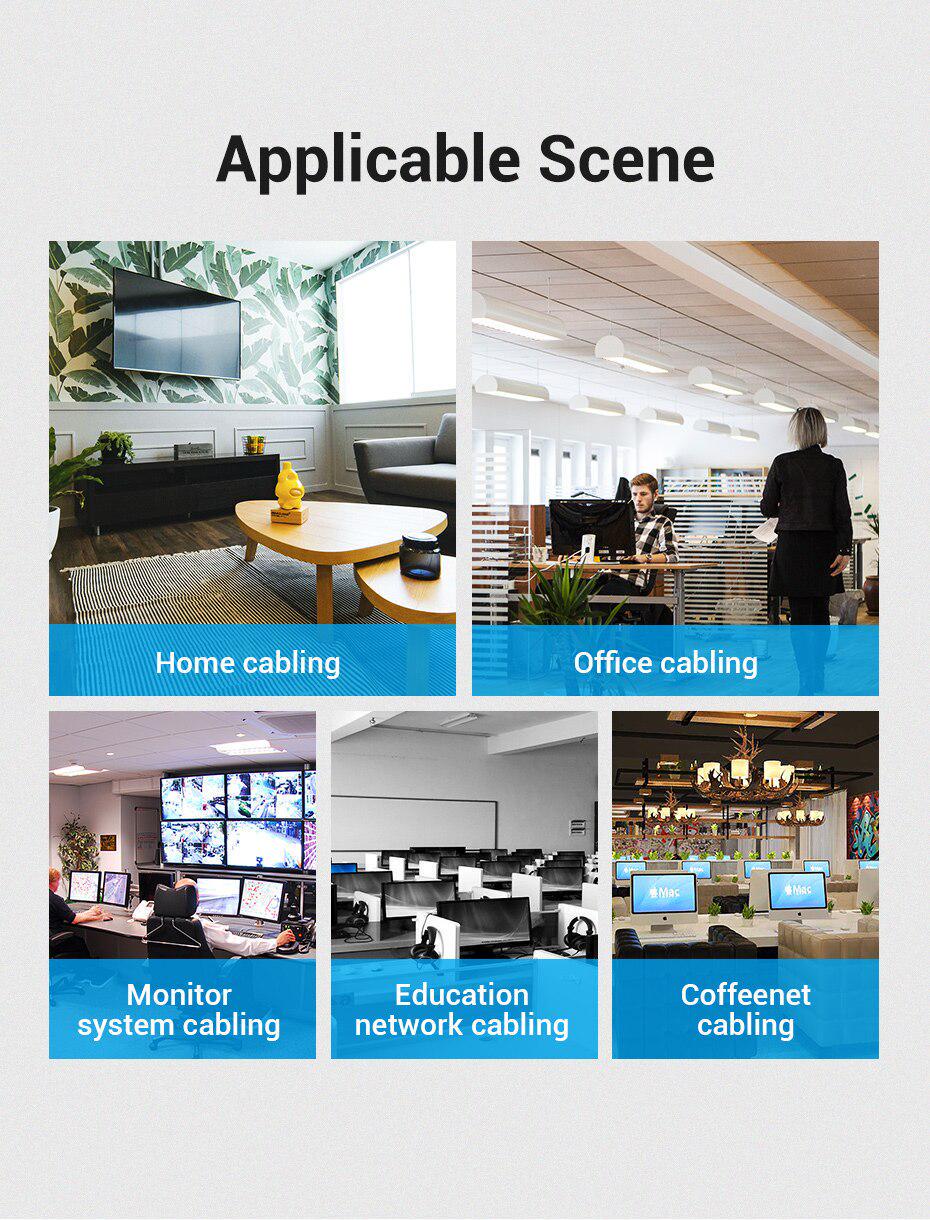 Інтернет-з'єднувач Vention Cat.7 10 Гбіт/с FTP RJ45 LAN RJ 45 Ethernet Чорний (IPWB0) - фото 6 Інтернет-з'єднувач Vention Cat.7 10 Гбіт/с FTP RJ45 LAN RJ 45 Ethernet Чорний (IPWB0) - фото 6