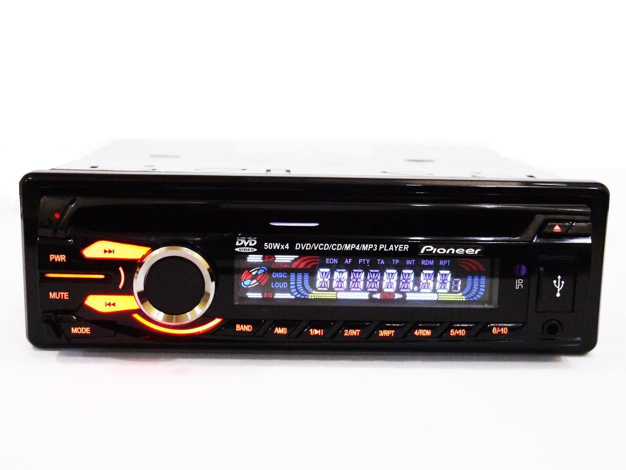 Автомагнитола Pioneer 3231 DVD-MP3 USB/microSD/FM/AUX с пультом ДУ 4x50 Вт