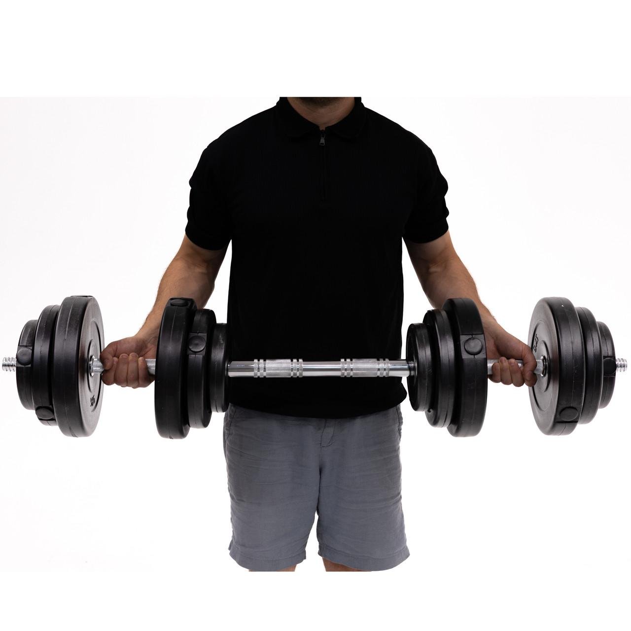 Комплект WCG гантельні грифи та перехідник під штангу (2756958894) - фото 8 Комплект WCG гантельні грифи та перехідник під штангу (2756958894) - фото 8