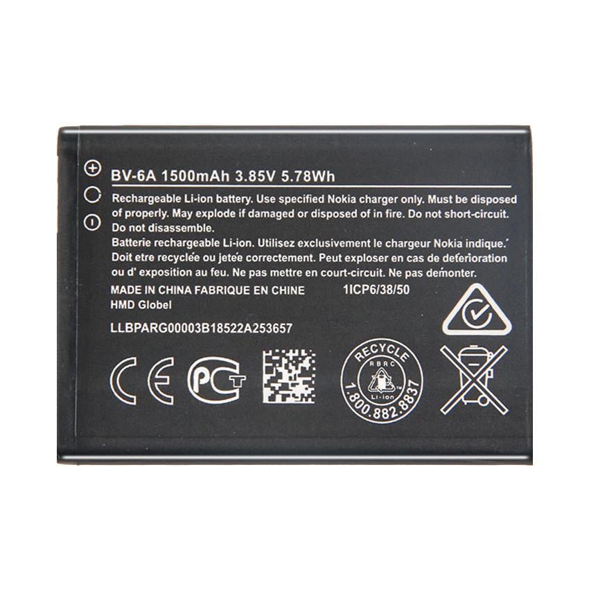 Аккумулятор Nokia BV-6A Nokia Banana 2060/3060/5250/C5-03/8110 4G