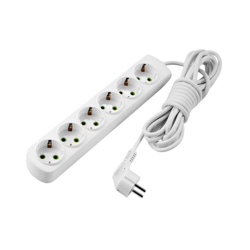 Удлинитель Lezard Letitia 6 входов с заземлением 3 м (28679231)