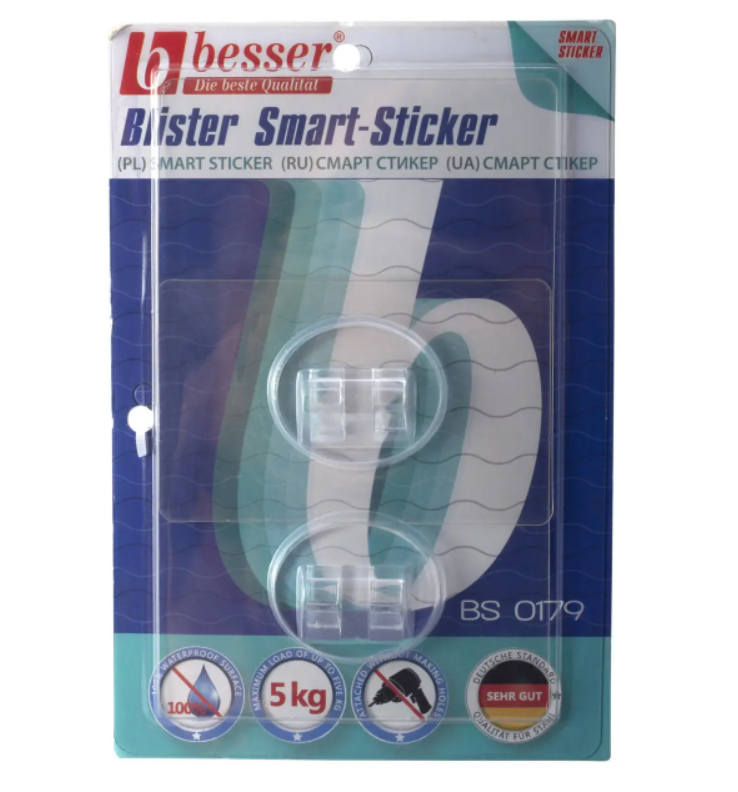 Смарт стікер Besser KM-0179 8х9х1, 5 см (NA001534) Смарт стікер Besser KM-0179 8х9х1, 5 см (NA001534)