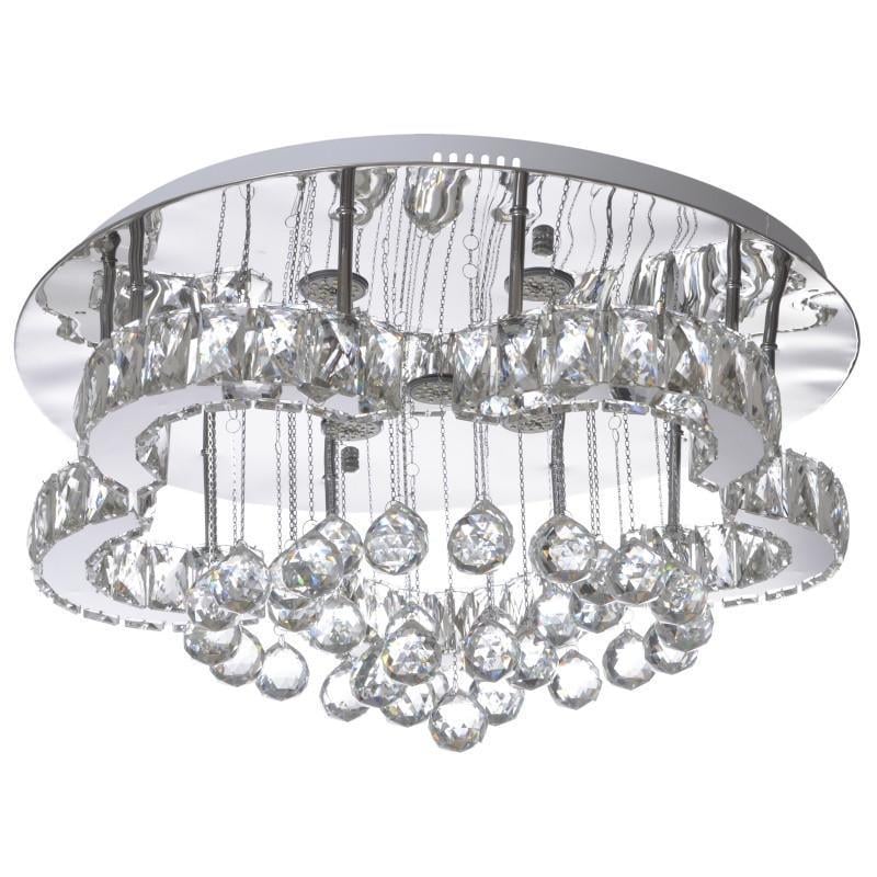 Люстра потолочная Brille хрустальная LED 72W WW+NW+CW CH BR-989C/1 22-869 Люстра потолочная Brille хрустальная LED 72W WW+NW+CW CH BR-989C/1 22-869