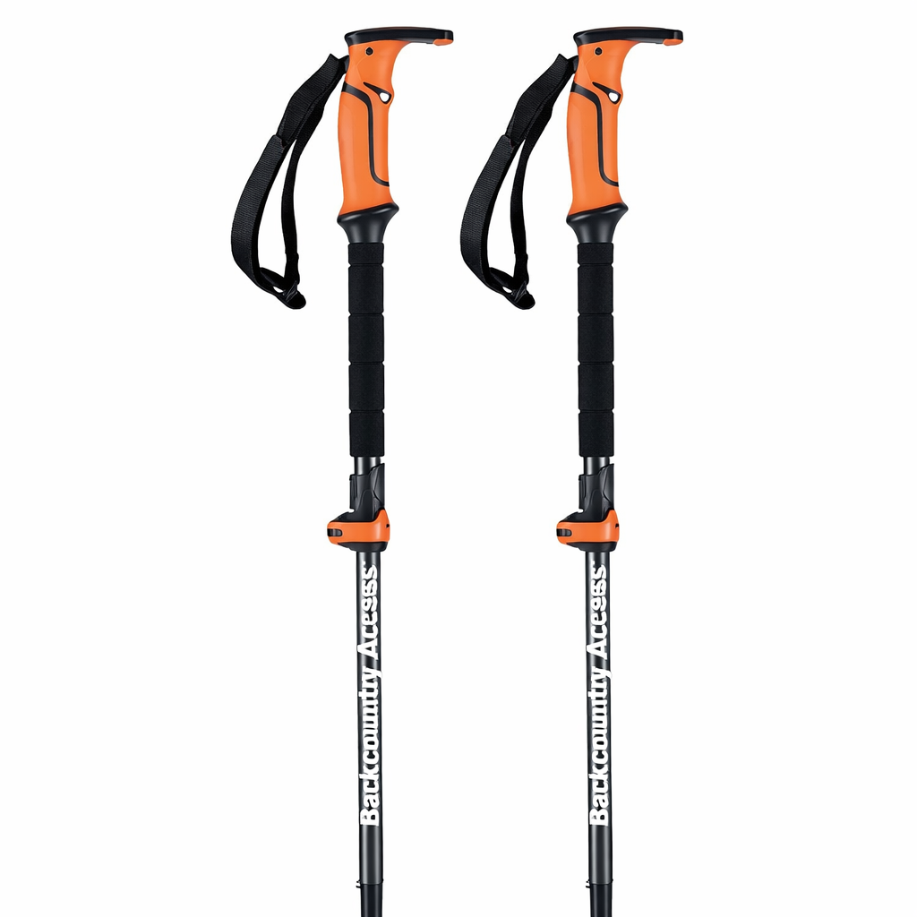 Лыжные палки BCA Scepter 4s Black/Orange (31559822)