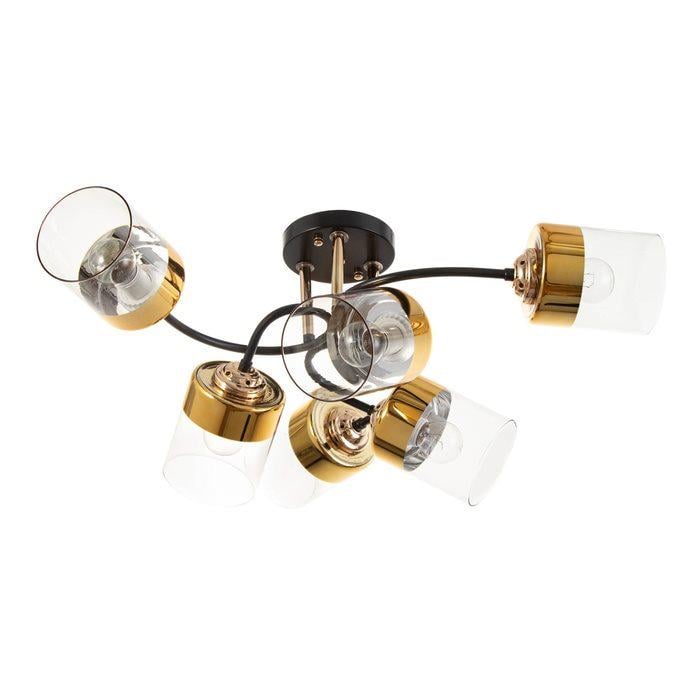 Люстра потолочная Sirius B N5984/6 COFFEE+FGD 6 плафонов (000045179)