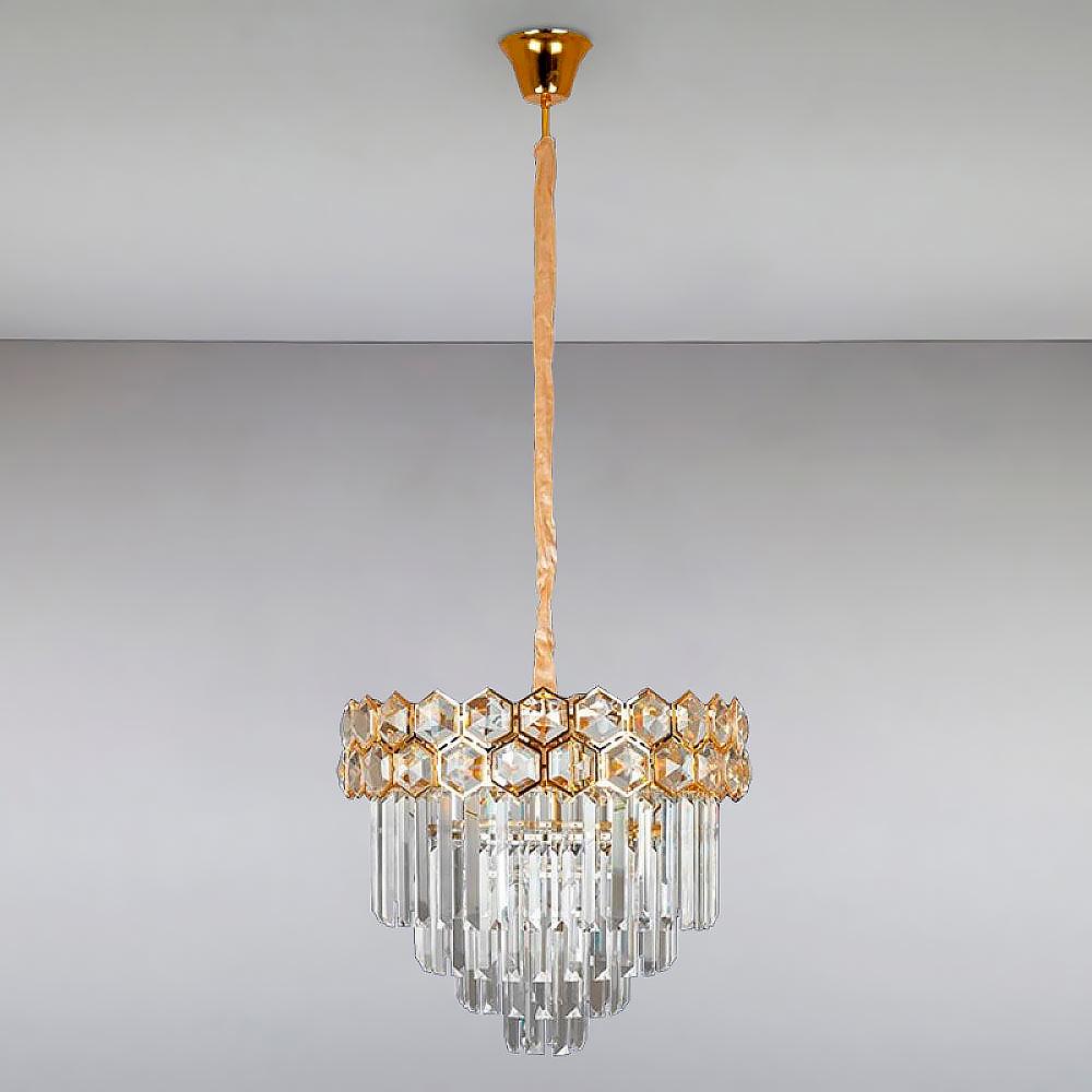 Люстра подвесная хрустальная Light House LS-15184-5+1 Золотой