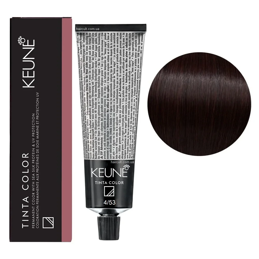 Краска для волос стойкая Keune Tinta Color 4.53 Medium Chestnut Brown 60 мл
