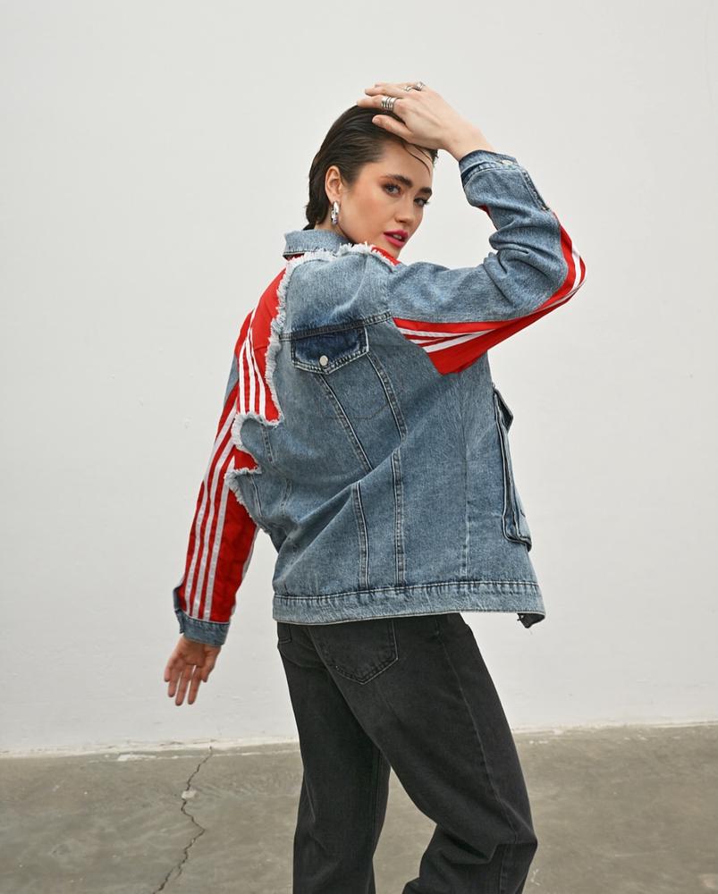 Куртка женская Veto Jeans VT2786х59 S Синий/Красный (25685810) - фото 6 Куртка женская Veto Jeans VT2786х59 S Синий/Красный (25685810) - фото 6