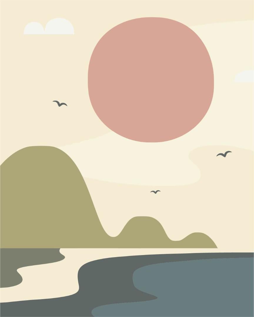 Картина по номерам Brushme Солнце Японии продолжение 40x50 см (BS52013)