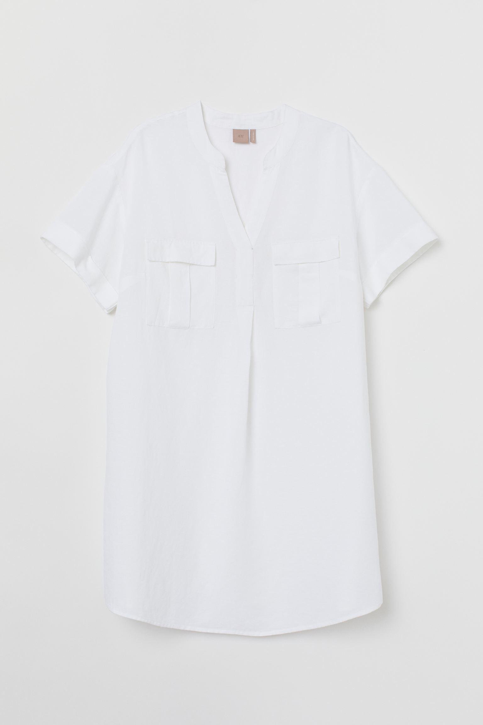 Платье H&M р. 44 Белый (30127541040)