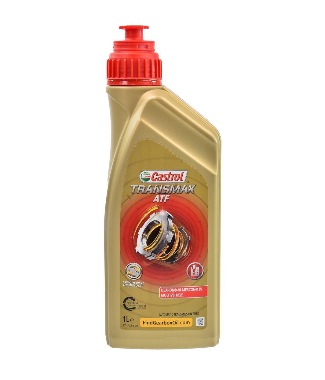 Трансмиссионное масло Castrol TRANSMAX ATF DEXRON-VI MERCON LV MULTIVEHICLE 12X1L