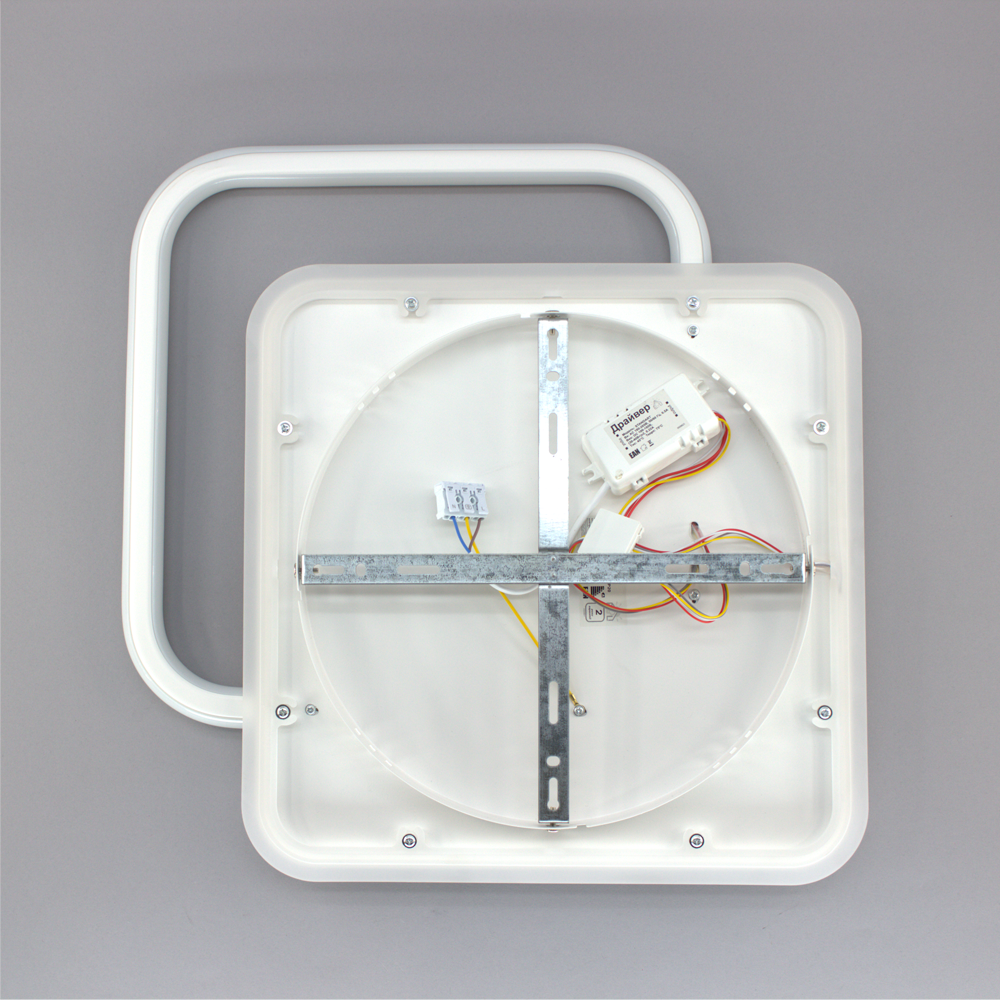 Люстра світлодіодна ESLLSE STANDART 80W 2S-ON/OFF-475х475х50 White (10109) - фото 5 Люстра світлодіодна ESLLSE STANDART 80W 2S-ON/OFF-475х475х50 White (10109) - фото 5