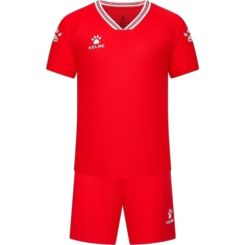 Комплект футбольной формы детский Kelme FARO 140 см Красный (8451ZB3246.9600)