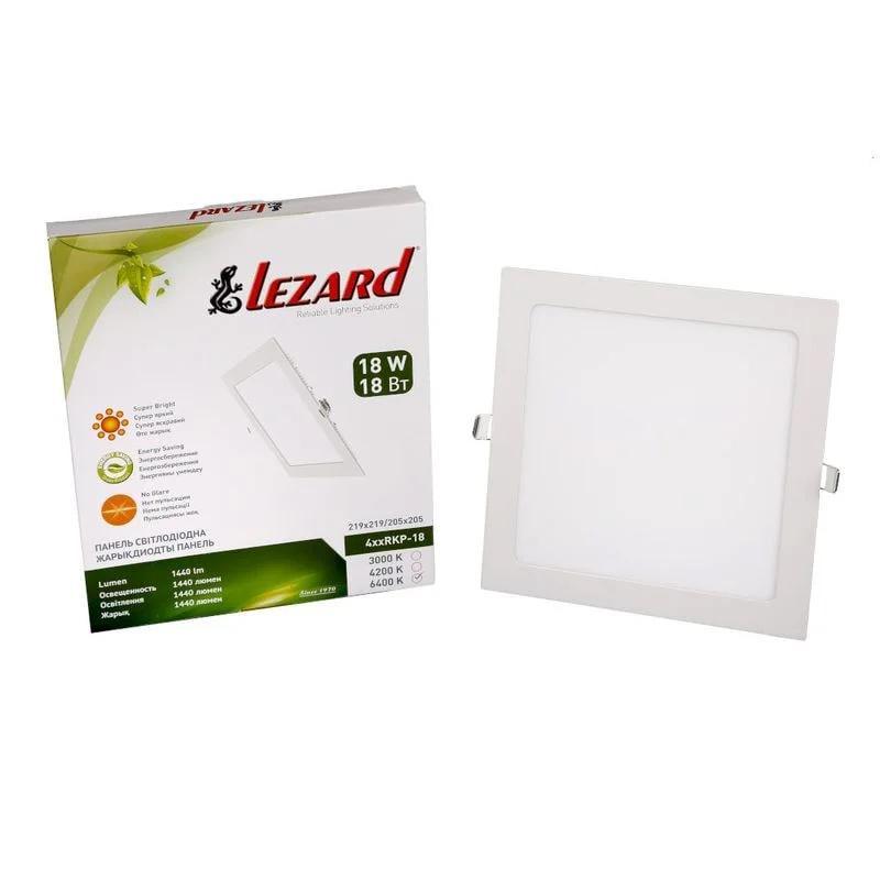 LED-панель врізна Lezard Квадрат 18W 1440 Lm 6400K (27548783) - фото 3 LED-панель врізна Lezard Квадрат 18W 1440 Lm 6400K (27548783) - фото 3