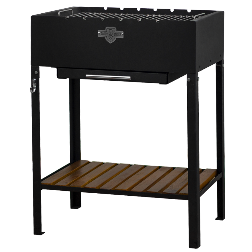 Мангал стационарный Daddy Smoke на 6 шампуров - фото 5
