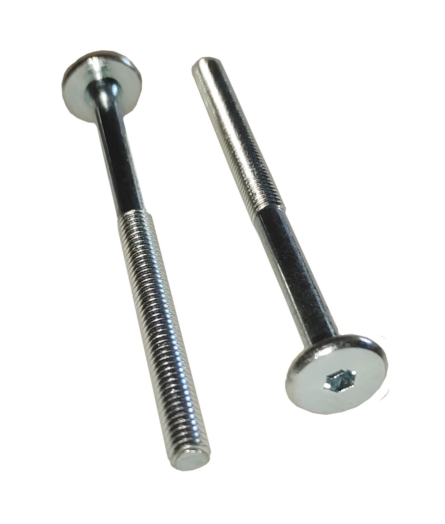 Гвинт з плоскою головкою під шестигранник з введенням DIN 7420 М6х80 оцинкований 500 шт.