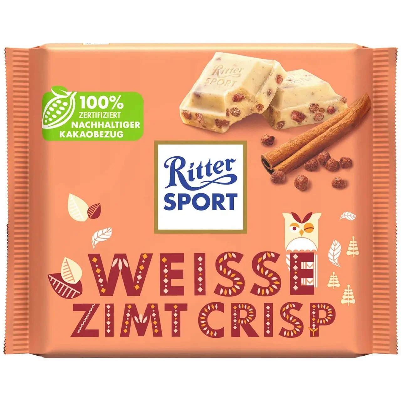 Шоколадка Ritter Sport Weisse Zimt Crisp 100 г (1712807032) Шоколадка Ritter Sport Weisse Zimt Crisp 100 г (1712807032)