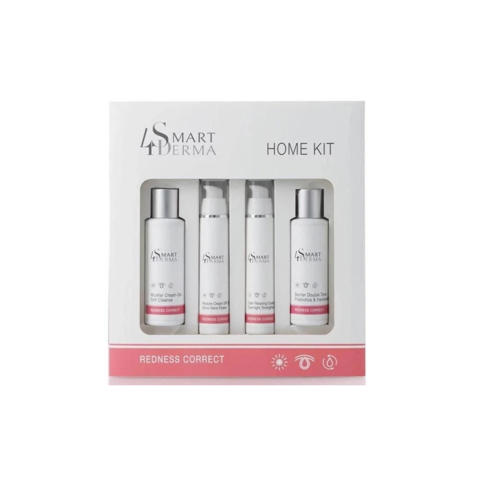 Набір для чутливої куперозної шкіри Smart4Derma Redness HomeKit 300 мл