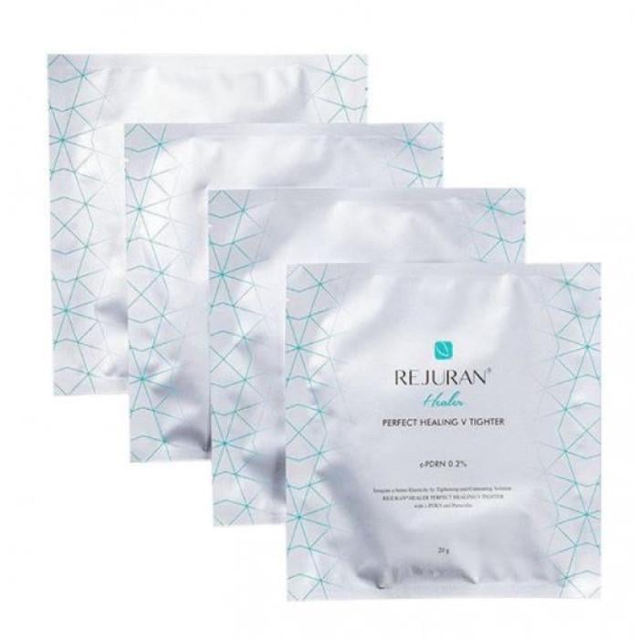 Маска для обличчя та шиї Perfect Healing V Tighter Rejuran відновлююча ліфтинг тканинна 4 шт. по 20 г (2760328075) - фото 5