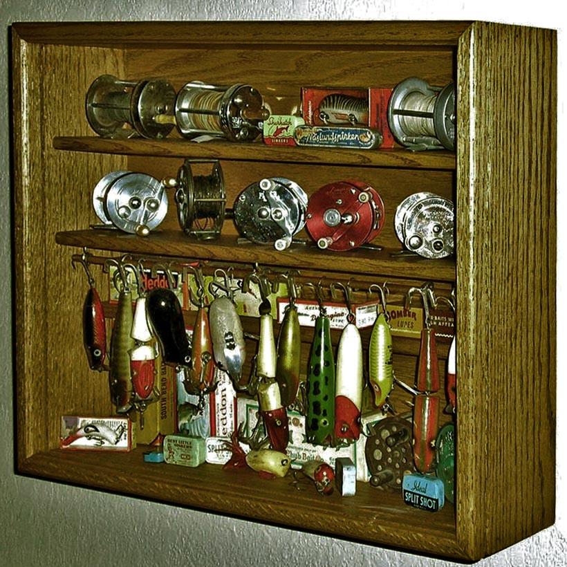 Органайзер для рибальських снастей із дерева Акула Мускат (ОДБ-000307)