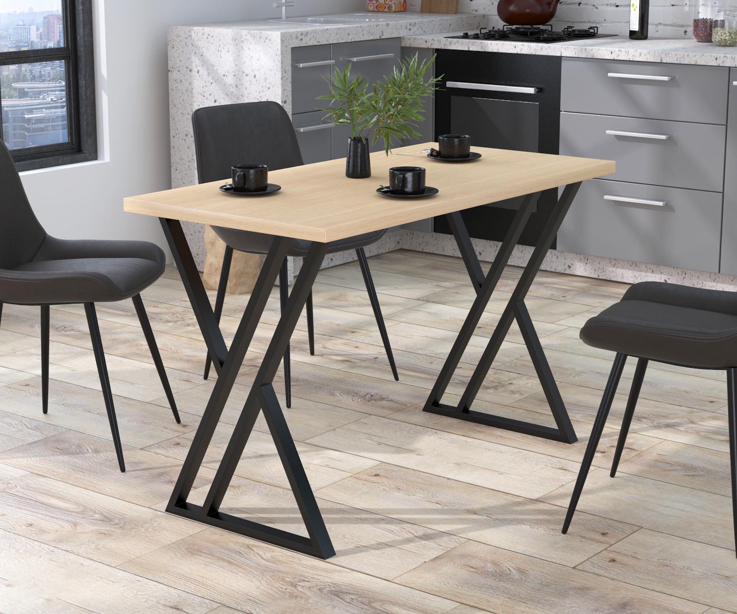 Стол обеденный Loft Design Уолес Дуб Борас