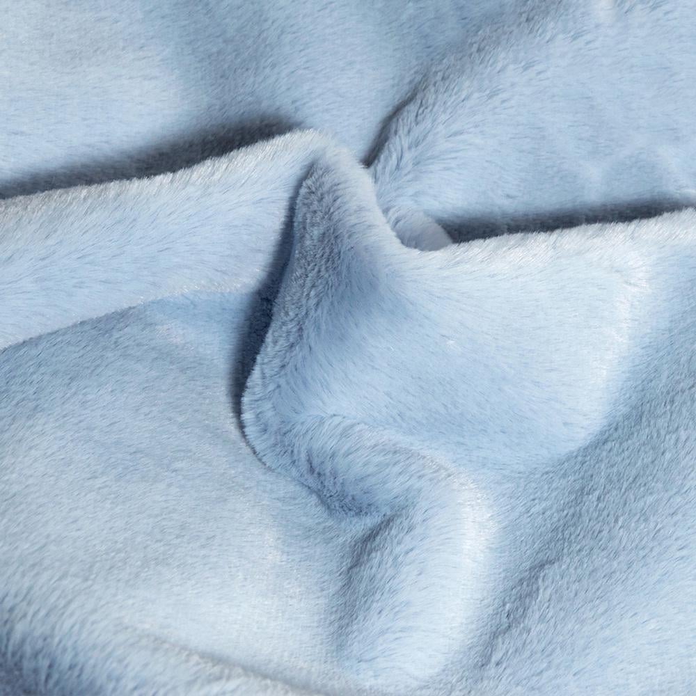 Ткань Мех искусственный Ханна Голубой (19258)