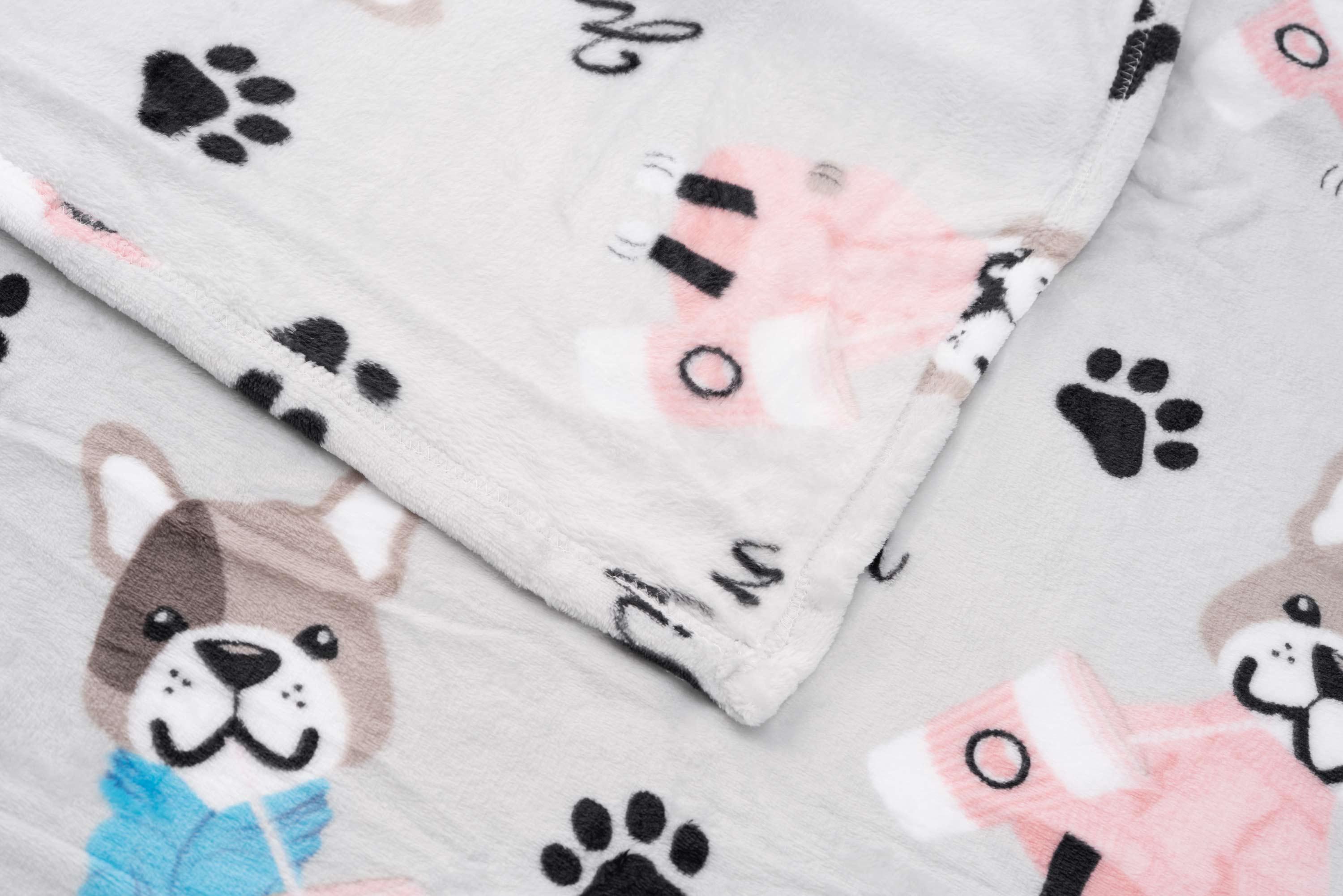 Плед Ardesto Flannel Бульдоги 160х200 см (ART0112PB) - фото 6 Плед Ardesto Flannel Бульдоги 160х200 см (ART0112PB) - фото 6