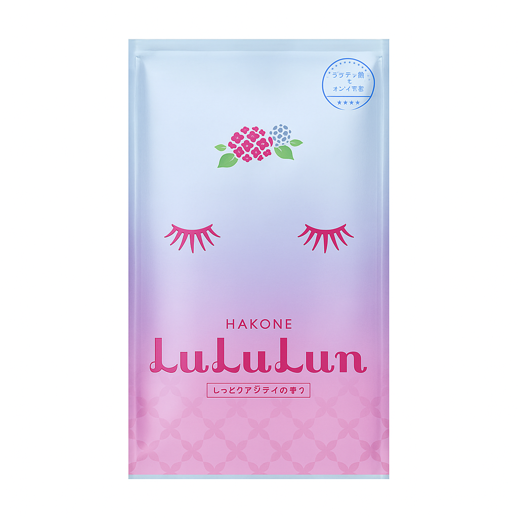 Маска для обличчя LuLuLun Face Mask Hakone Hydrangea інтенсивно зволожуюча з екстрактом гортензії 1 шт. (2733567294)