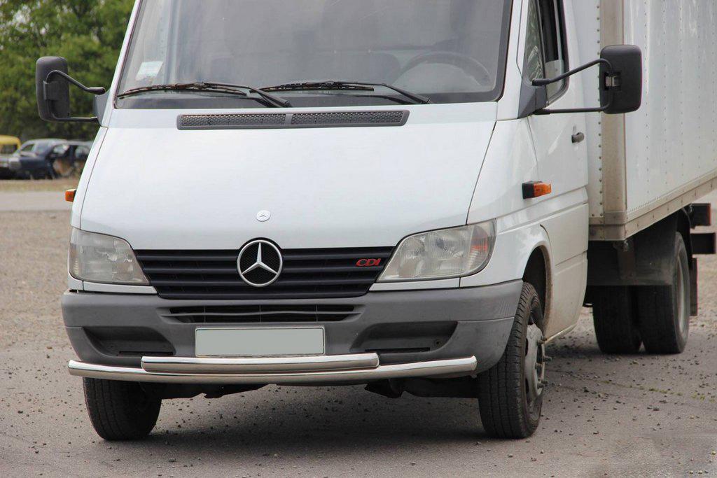 Передний ус ST014 CAN для Mercedes Sprinter W901/902/903/904/905 1995-2006 гг. нержавеющая сталь Хром