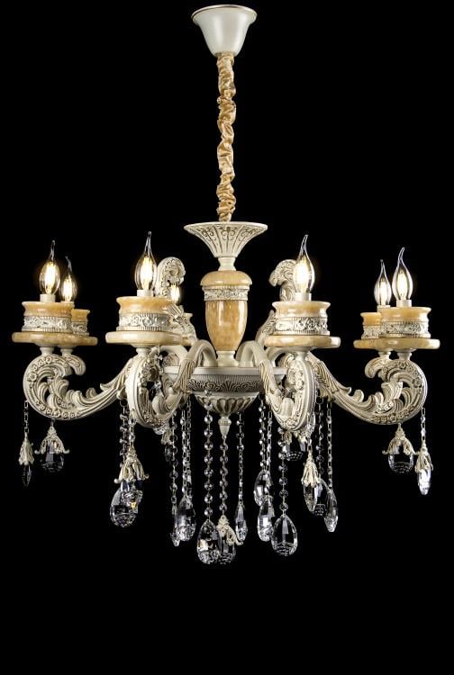 Люстра свеча Ray L77517/8 GWT (IR007110) Люстра свеча Ray L77517/8 GWT (IR007110)