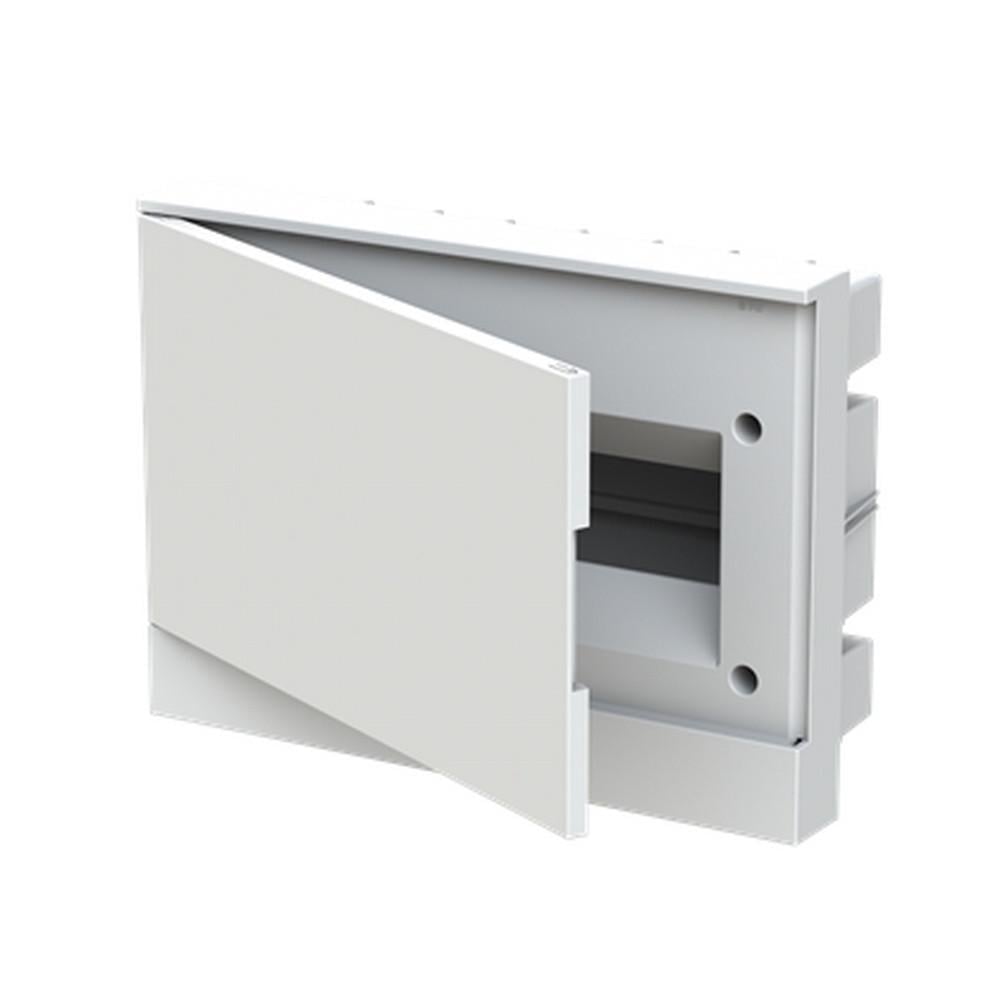 Щит распределительный пластиковый ABB basic E встраиваемый 12 модулей IP41 непрозрачные дверцы Белый (1SZR004002A1104)