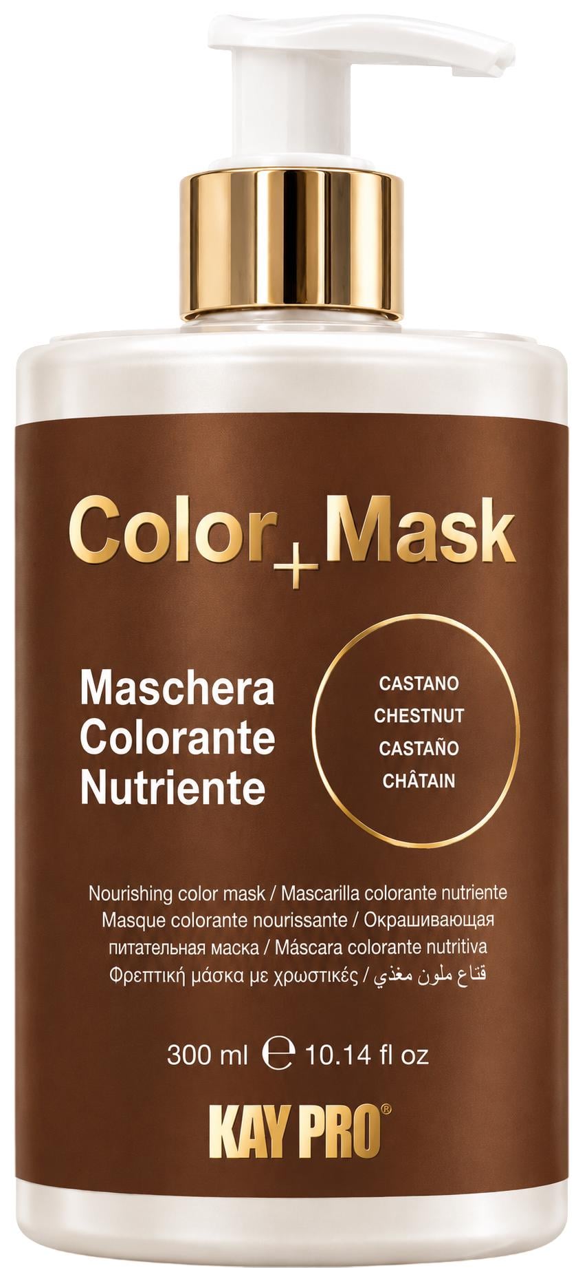 Питательная оттеночная маска KayPro COLOR+MASK Каштан 300 мл