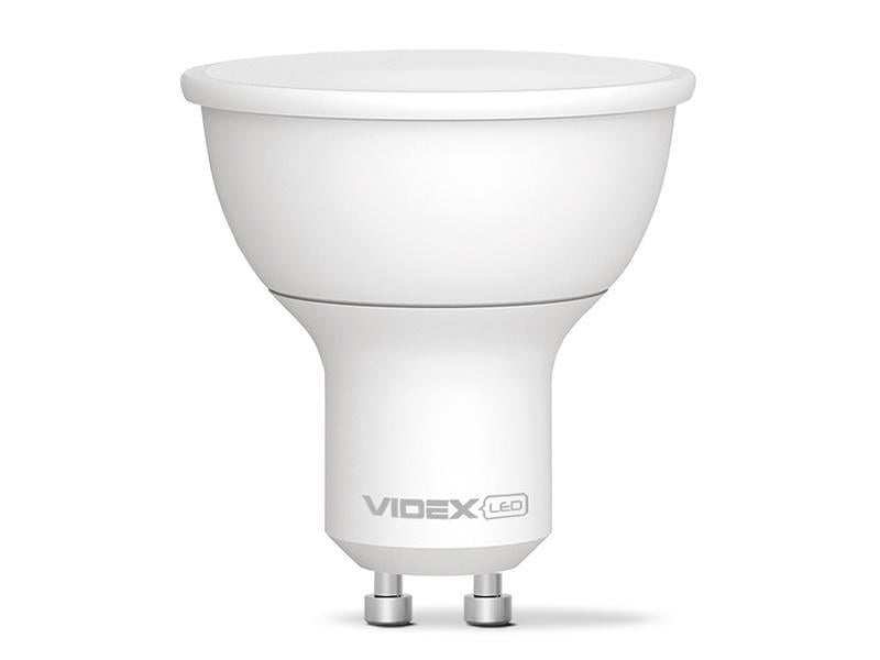 Светодиодная лампа VIDEX MR16е 6W GU10 3000K 220V (VL-MR16e-06103)