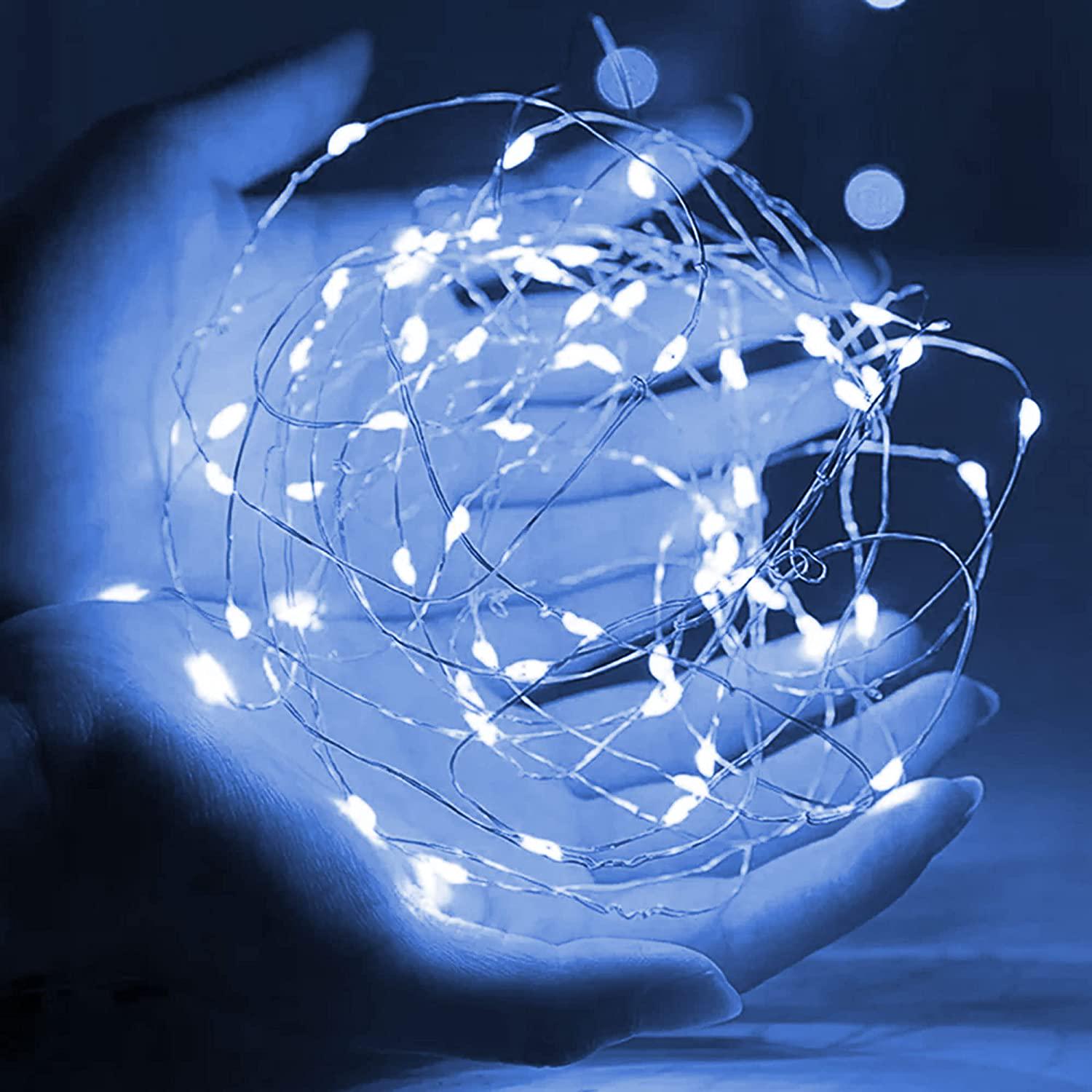 Гірлянда світлодіодна нитка Крапля роси 3 м на батарейках/USB 220В Білий - фото 2 Гірлянда світлодіодна нитка Крапля роси 3 м на батарейках/USB 220В Білий - фото 2