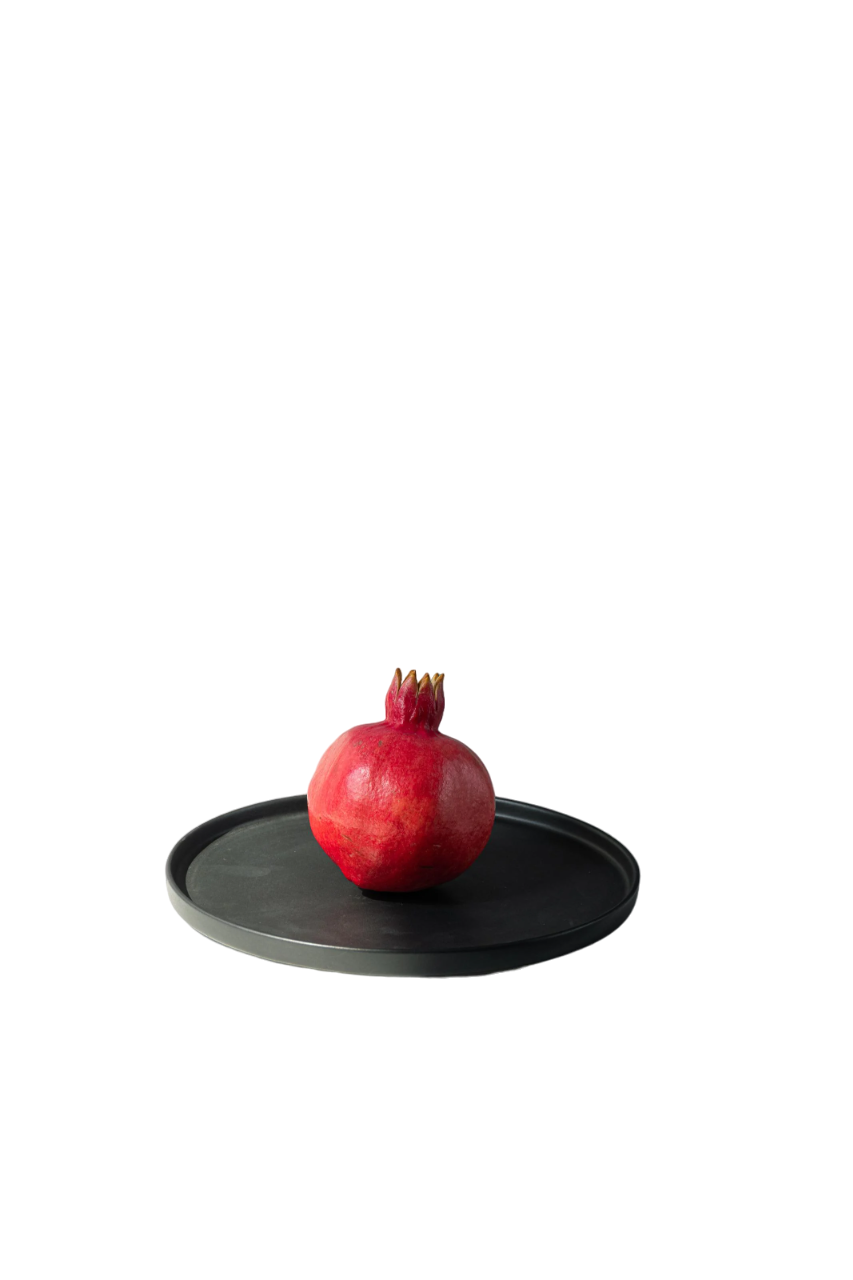 Тарілка обідня Dovbysh Porcelain Win 24 см Чорний (100065)