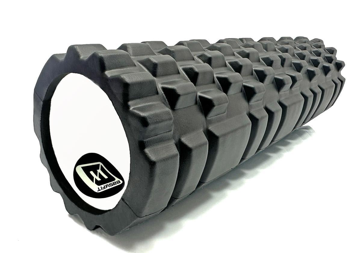 Массажный ролик EasyFit Grid Roller v.2.1 45 см Черный (EF-2027-BK)