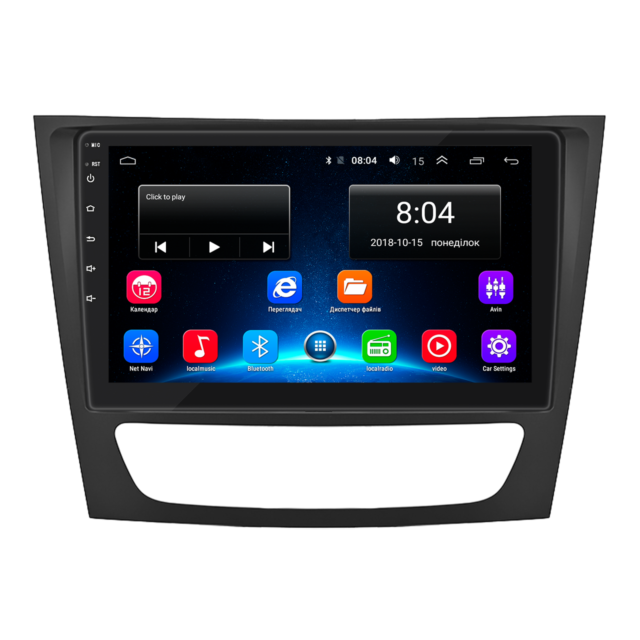 Магнитола штатная 9" Lesko для Mercedes-Benz CLS I C219 2004-2008 2+32Gb Wi-Fi Optima GPS (1586955150)