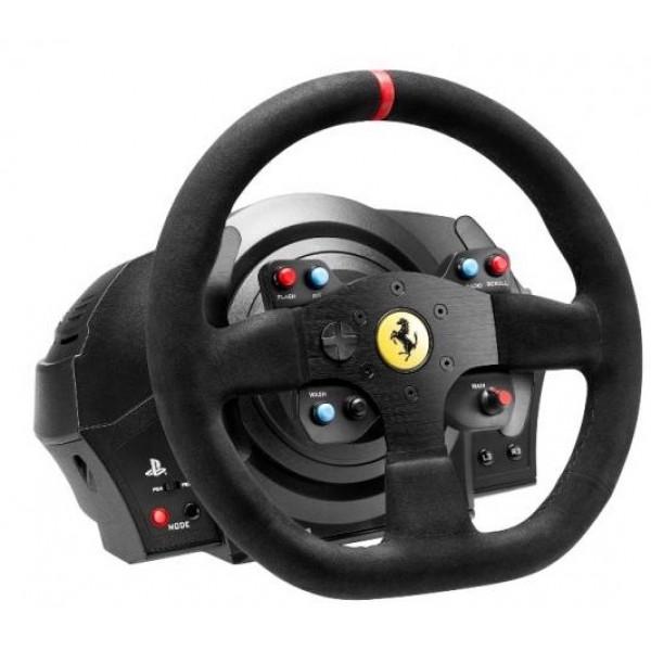 Кермо дротове Thrustmaster T300 Ferrari Integral RW Alcantara edition PC/PS4/PS3 Black (65654)