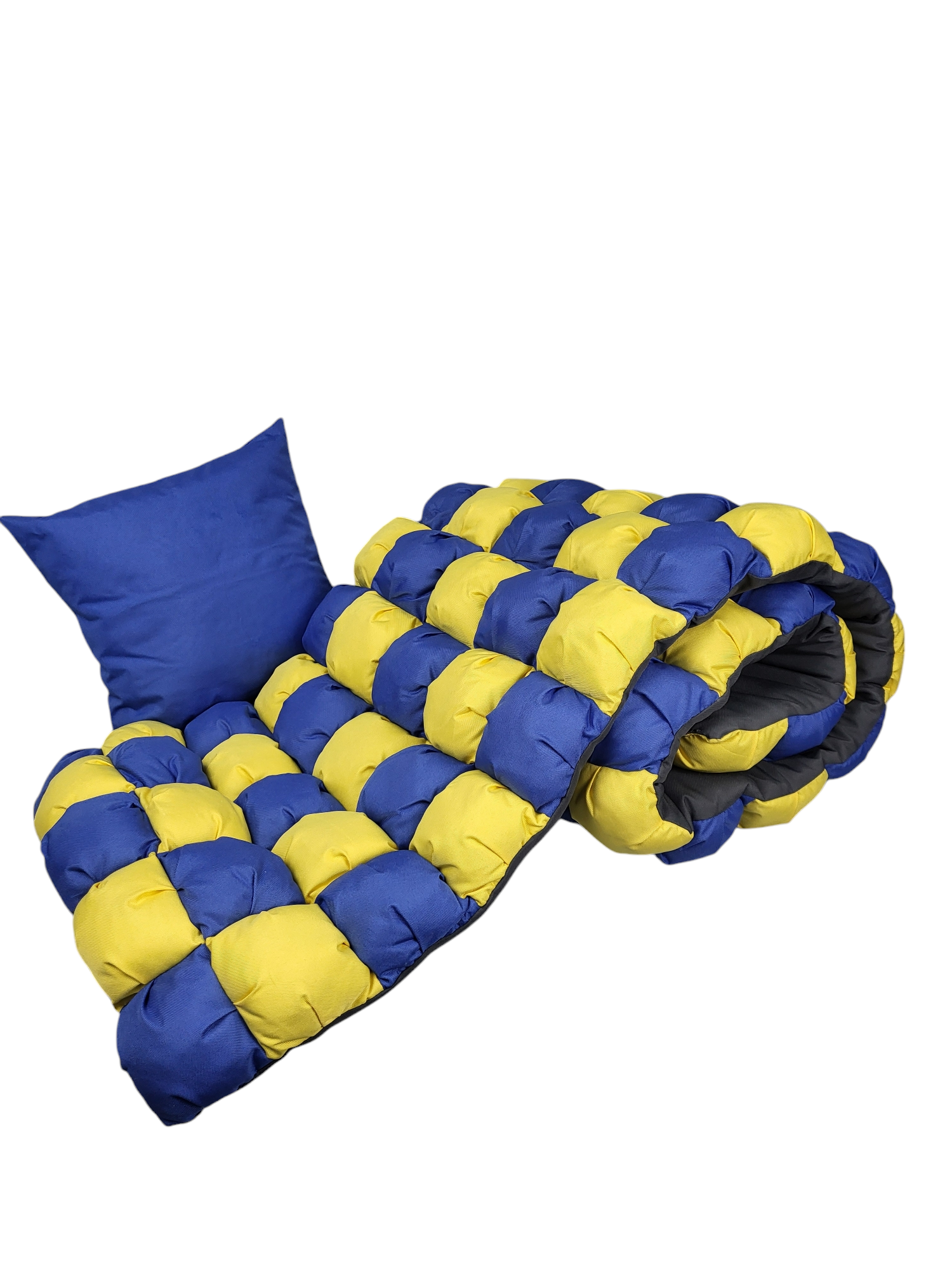 Подушка на подоконник из Oxford 200х50 см Желто-голубой (1452) - фото 4 Подушка на подоконник из Oxford 200х50 см Желто-голубой (1452) - фото 4