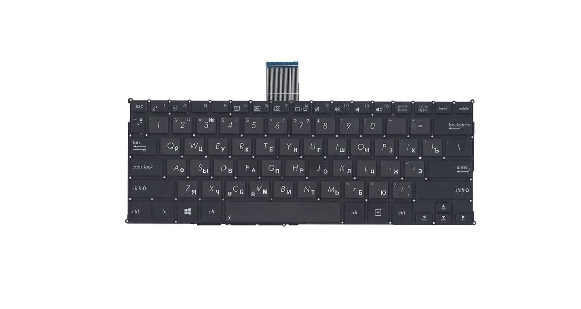 Клавиатура для ноутбука Asus R202 R202LA матовая (0KNB0-1130RU00)