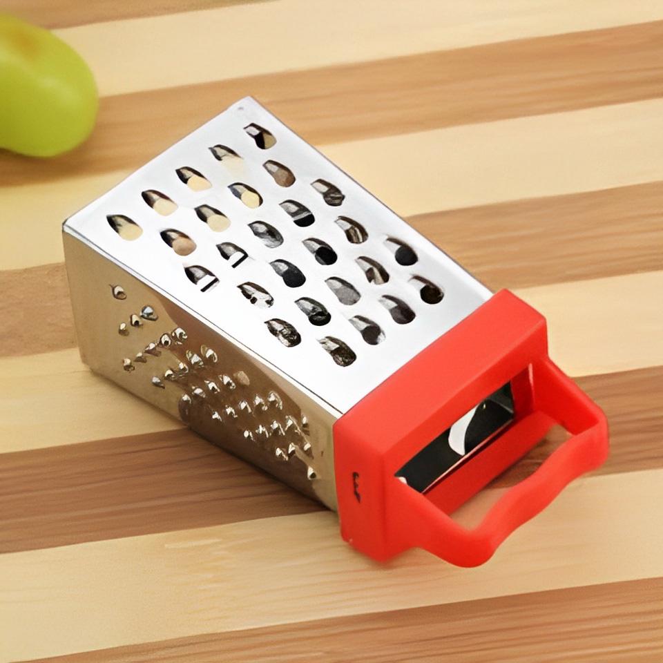 Терка из нержавеющей стали 7,5 см Красный (1822070312) - фото 3 Терка из нержавеющей стали 7,5 см Красный (1822070312) - фото 3