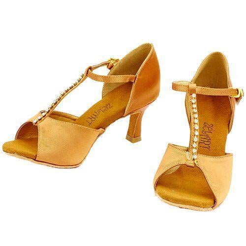 Туфли для латины OB-2047 р. 37 Бежевый (06363018)