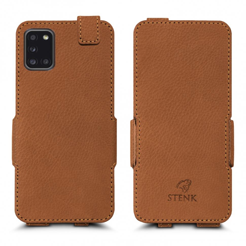 Чехол флип Stenk Prime для Samsung Galaxy A31 Camel (65466)