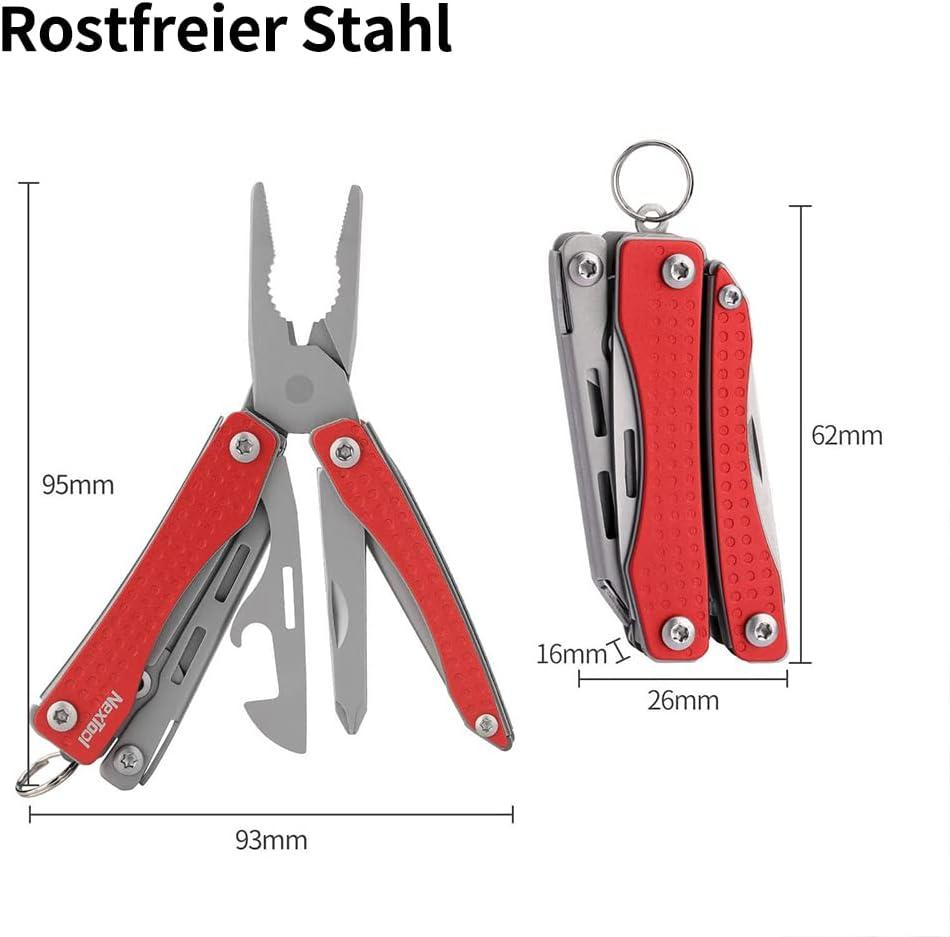 Мультитул NexTool Mini Flagship NE20106 Multifunctional Pliers 11в1 Red (000935) - фото 2 Мультитул NexTool Mini Flagship NE20106 Multifunctional Pliers 11в1 Red (000935) - фото 2