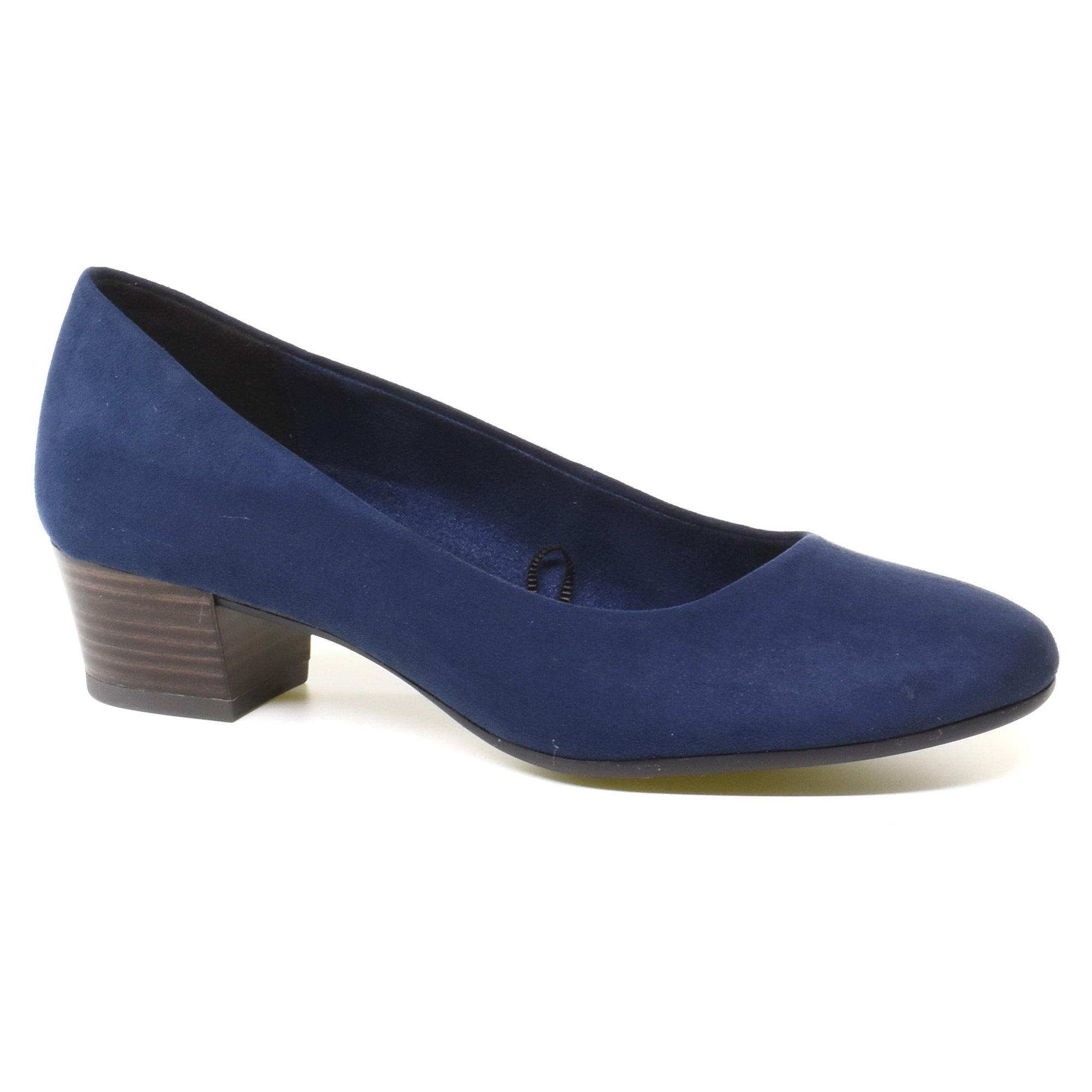 Туфли женские осенние Marco Tozzi р. 36 Темно-синий (034987-36)