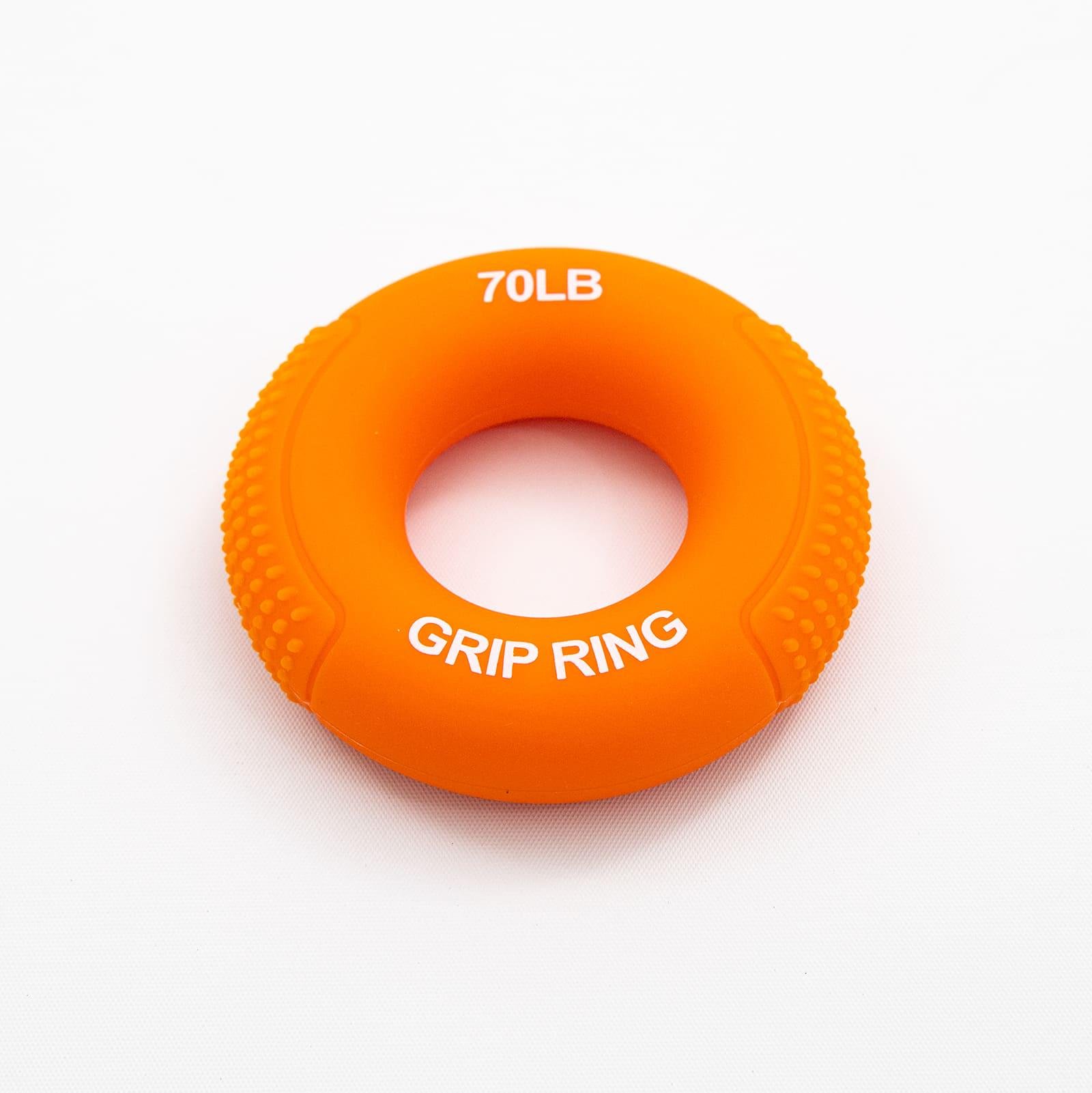 Эспандер кистевое кольцо Profi 70lb 8x2 см Оранжевый (MS 3409)